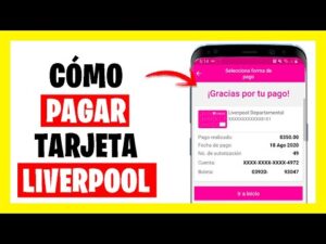 Guía rápida: Pagar tarjeta Liverpool en la app