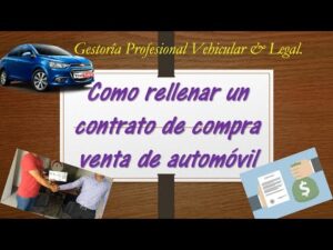 Guía práctica: Cómo llenar un contrato de compraventa de autos