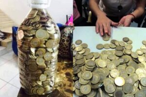 botellas-con-monedas-de-10-pesos-la-mejor-forma-de-ahorrar