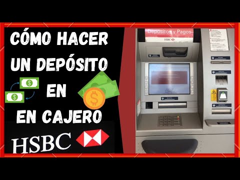 Guía paso a paso: Depósito por cajero automático HSBC